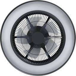 EGLO Vallonia Plafondventilator met lamp - Ø 48 cm - 3 snelheden - Instelbaar RGB en wit licht - Dimbaar - DC energy saving - Zwart — thumbnail 4