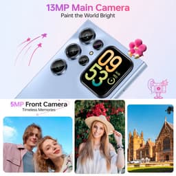 OUKITEL C62 Pro Smartphone 4G-6,88" HD-90Hz-24GB RAM-256GB ROM-5150mAh-13MP Camera-NFC-Android 15 — thumbnail 5