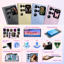 OUKITEL C62 Pro Smartphone 4G-6,88" HD-90Hz-24GB RAM-256GB ROM-5150mAh-13MP Camera-NFC-Android 15 — thumbnail 5