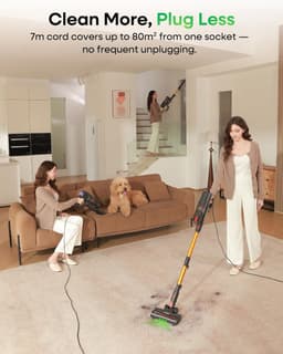 Steelstofzuiger met Snoer – 65 kPa Zuigkracht – 600W – 7m Snoer – HEPA Filter – 1,5L – 1,3 kg — thumbnail 5