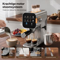 Sello! espressomachine – semi automatisch – cold brew – 4 in 1 portafilter – 20 bar druk – dubbel onafhankelijk watersysteem — thumbnail 2
