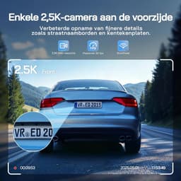 Lìon® Draadloze Dashcam - Loop-Opname - Dashcam met Parkeermodus - Zwart - 8cm x 3cm x 5cm — thumbnail 2