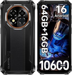 OUKITEL G6 Outdoor Smartphone, 10600mAh, 16GB+64GB, 16MP, IP68 Waterdicht, Android 16, OTG, Dual 4G — thumbnail 1