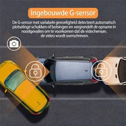 SP® Dashcam - Dashcam voor Auto - Dashcam voor En Achter - Zwart - ‎ 4cm x 9cm x 5cm — thumbnail 2