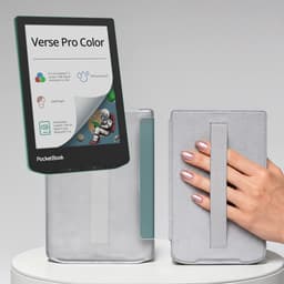 PocketBook Verse Pro Color e-reader Sage Glow – 6 inch – 16 GB – waterdicht + Sage met elastiek hoesje – voordeelbundel — thumbnail 1