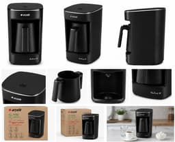 Arçelik TKM 3341 Telve-X Turkse koffiemachine - 5 kopjes - 580 W - Zwart — thumbnail 2