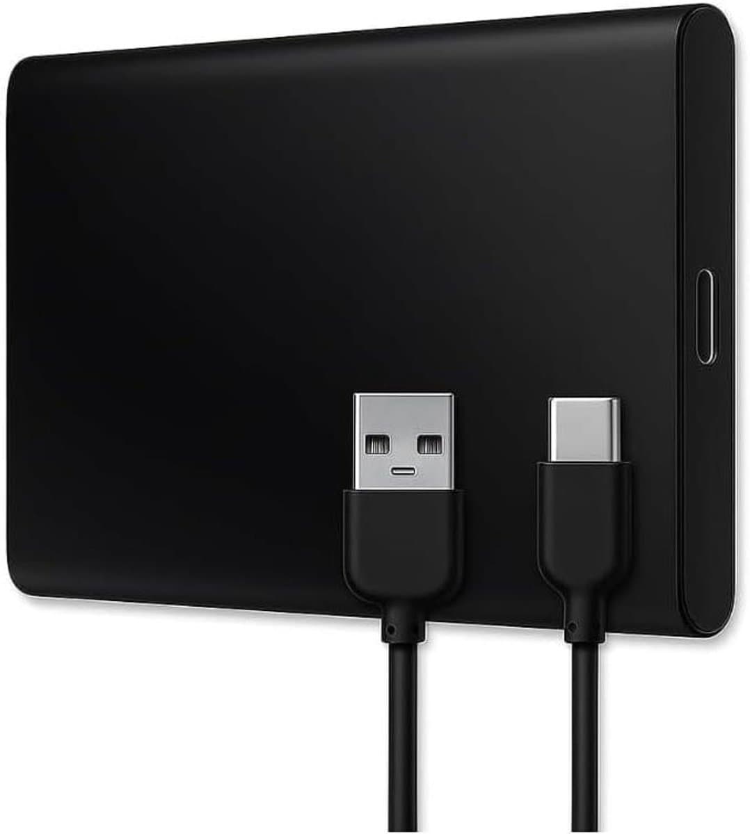 Externe Harde Schijf - Draagbare SSD - Data Opslag - Schokbestendig Ontwerp - 1 Terabyte - Zwart — afbeelding 1