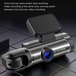 SnelShoppen - 3.16" Auto Dashcam, Dubbele Autorij Recorder met HD Nachtzicht, Achteruitrij Monitor, 1080P Full HD Scherm voor Parkeren en Veiligheid — thumbnail 3