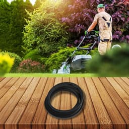 Aandrijfriem Grasmaaier - Vervangriem Tractor - Gazon Onderhoud - Exacte Pasvorm - 1/2" x 98" - Zwart — thumbnail 2