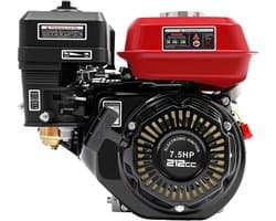 Benzinemotor 7,5 pk - 4-takt motor - oliealarm - ideaal voor grasmaaier - SnelShoppen