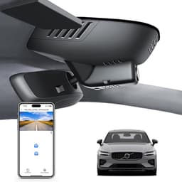 4K UHD 2160P Dashcam Auto, Geïntegreerde OEM-Look, Speciaal voor Volvo S60 V60 Cross Country 2023 2024 2025 2026 B5 B6 T5 T8(Model B), Loop-opname, G-sensor, WiFi & App, 64 GB kaart — thumbnail 2