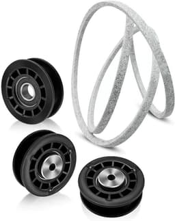 Maaier Poelie Riem Set - Maaieronderdelen Gazonmaaier - Gazon Onderhouden - Brede Compatibiliteit - 56 cm - Zwart — thumbnail 1