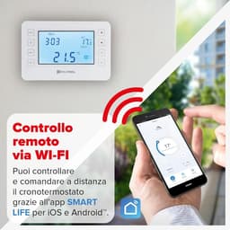 Digitale Thermostaat - Slimme Thermostaat Programmeerbare Thermostaat - Energie Besparen - Wifi & Spraakbesturing - 230 Volt - Wit — thumbnail 5