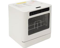 Tafelvaatwasser - Compacte vaatwasser Mini vaatwasser - Servies Reinigen - Geen Watertoevoer Nodig - 43 x 39 x 46 cm