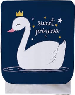 FANSU Wasmachinehoes met Tekenfilm waterdichte stofdichte machinehoes voor voorlader droogkast beschermer zonwerende wasmachinehoes droogtrommelhoes (Zwaan S capaciteit 5 7 kg) — thumbnail 1