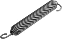 Dailygoods- Verlengveer 187 mm - Draaddiameter 2,3 mm - Buitendiameter 22 mm - Veerstaal - Compatibel met John Deere - Betrouwbare spanningsondersteuning - Grasmaaierveer — thumbnail 1