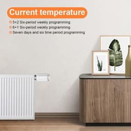 Slimme Radiator Thermostaat - Verwarming Klep - Energie Besparen - App Bediening - 56.5x100mm - Wit — thumbnail 4