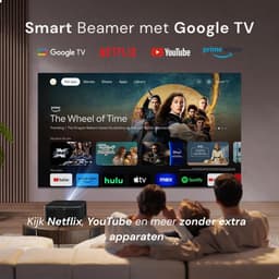 Yaber K3 Pro Smart Beamer met Google TV – Projector met Subwoofer – 1000 ISO Lumen – Full HD 1080P – Sound by JBL & Dolby Audio – Autofocus & Auto Keystone – Wi-Fi 6 – Thuisbioscoop — thumbnail 4