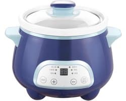 Elektrische Stoofpot - Multicooker Timer - Gezond Koken - 6 Slimme Programma's - 1.2 Liter - Multicolor