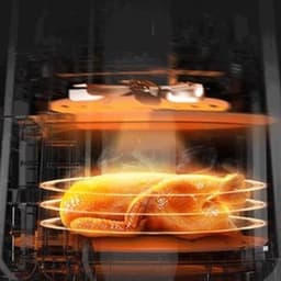 Airfryer Oven - Heteluchtfriteuse - Gezond Koken - Visueel Kookvenster - 6L Capaciteit - Zilver — thumbnail 5