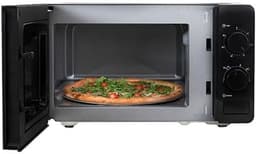Magnetron met oven - Mini oven - Snel maaltijden bereiden - 6 instelbare standen - 20 liter inhoud - Zwart — thumbnail 2