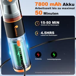 Handstofzuiger Draadloos 30000Pa – 4-in-1 Autostofzuiger – HEPA Filter – 40 Min Batterijduur — thumbnail 5