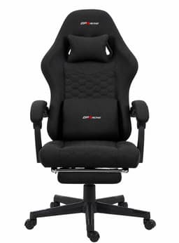 GPRacing - Game Stoel - Gaming Stoel - Ergonomische Bureaustoel - Gamestoel - Verstelbaar - Gaming Chair - Zwart — thumbnail 1