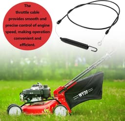 SnelShoppen - Grasmaaier Motor Controle Kabel Koppeling Kabel Geschikt voor Husqvarna CT126 LT151 en Jonsered - Vervangingsonderdeel — thumbnail 2