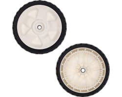 Aandrijfwiel Vervanging voor - 2 Wielen - Wielmaat 8" - Boring Maat 1/2" - Naafoffset 3/4" - Compatibel met diverse modellen - Maaiwiel