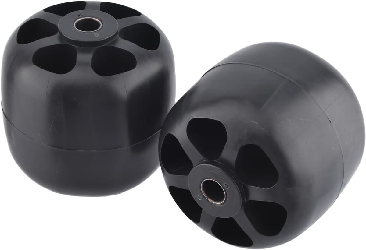 SnelShoppen - 2 Pack Tractor Molen Anti Schaalwielen 40" 44" 48" Vervangingswielen voor Kubota, Kunststof, 3-7/8" x 4", Tuin, Grasmaaier — afbeelding 1