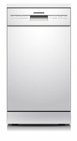 Heinner HDW-FSM45510WE++ Vrijstaande Vaatwasser – 10 Couverts – 5 Programma’s – Halve Belading – Verstelbare Bovenkorf – AquaStop – Kinderslot – 45 cm – Wit – 5 Jaar Garantie — thumbnail 1