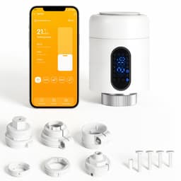 Radiator Thermostaat WiFi – Raamdetectie, Vorstbeveiliging en Kinderslot – Wit – 1 stuk — thumbnail 1