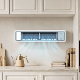 Bladeloze torenventilator - Tafelventilator - Ventilatoren - Ventilatoren staand - Tafel ventilator geluidloos - Ventilatoren verkoeling - 5 snelheidsstanden - Wit - ABS/PC/POK — thumbnail 2