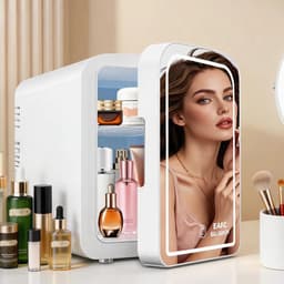 EAFC Skincare Koelkast – Mini koelkast voor make-up & cosmetica | Koelen en verwarmen (6 liter, stil, compact) — thumbnail 5