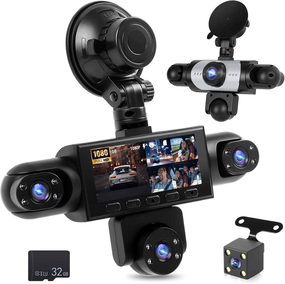 Dashcam - Full HD - 360 Graden Dekking - Nachtzicht - Voor Auto's — afbeelding 1