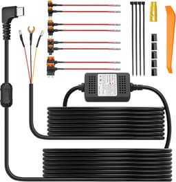 SnelShoppen - eSynic Hardwire Kit USB Type-C 3.5m voor Dash Cam, Auto, SUV, ACC Mode, Laagspanning Bescherming, 3-Draads Step-Down Converter 12-24V na — thumbnail 1