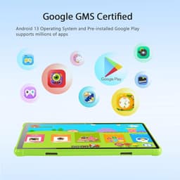 SnelShoppen - 10.1 Inch Android Tablet voor Kinderen - Octa-Core 2.0GHz, 6GB RAM, 64GB Opslag, HD IPS Scherm, 1TB Uitbreidbaar, Dual Camera's, WiFi 5, — thumbnail 2