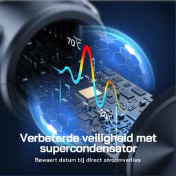 SnelShoppen - WOLFANG Dashcam Auto Voor Achter 4K WiFi, Ultra Nachtzicht, 170° Groothoek, WDR, 24-uurs Parkeermodus, G-sensor, Loop Recording — thumbnail 2