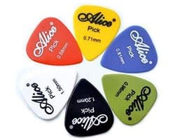 30x Plectrums - Gitaar plectrum set - Guitar picks - Plectra - Gitaar accessoires - Plektrums - Picks voor gitaar - 6 diktes - Kleurenmix - Muziek accessoires - Gitaarspelen - Gitarist - Jonyx