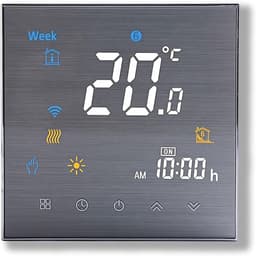 Programmeerbare WiFi Thermostaat met Touchscreen voor Verwarming en Airconditioning — thumbnail 1