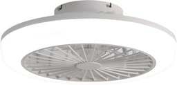 Ventilator FloraGrace – 46 cm Plafondventilator Met Verlichting – Dimbare Led – ABS – Wit – Afstandsbediening – Reversibel — thumbnail 4