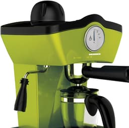 Heinner Retro Effect Espressomachine – 800W – 250 ml Capaciteit – 3,5 bar – Espresso & Cappuccino – Melkopschuimer – Frontale Thermometer – Filter voor 4 Kopjes – Groen — thumbnail 2
