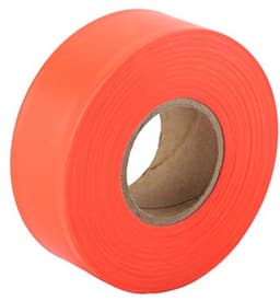 Hoge zichtbaarheidsmarkeringstape, vlaggentape, lengte 45 m/147,5 ft, oranje (oranje) — thumbnail 2