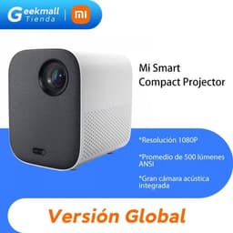 Xiaomi - Mi Smart Compact - Beamer - Projector Beamer - Mini Meamer - HDR 10 - FHD 1080p - DLP Automatische focus - met WiFi 5.0 - 500 ANSI Lumens - Android 11.0 - Wit — thumbnail 5