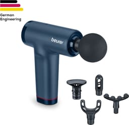 Beurer MG 97 PowerReload Compact Massage Gun – Massage Apparaat & Massagepistool voor Spieren – 5 Standen – 5 Opzetstukken – 10 mm Amplitude – Tot 4 Uur Accu – 3 Jaar Garantie — thumbnail 1