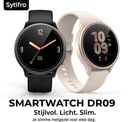 Sytifro DR09 Smartwatch Dames - Slimme Horloge Dames met Bluetooth Bellen - 1.27" AMOLED Touchscreen - 100+ Sportmodi - Hartslag-, Zuurstof- & Slaapmonitor - 5-7 Dagen Batterij - Sporthorloge voor Dames - Khaki — thumbnail 2