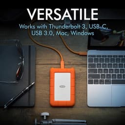 Externe Harde Schijf - Mobiele Schijf Opslag - Bestanden Opslaan - Schok- en Waterbestendig - 4 TB - Oranje — thumbnail 4