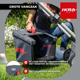 IKRA Bosch 36 V 3-in-1 accu-grasmaaier IB-LM 43 met mulchfunctie, voor gazons tot circa 600 m² – exclusief accu en oplader — thumbnail 5