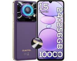 OUKITEL C60 Pro Smartphone 4G-10000 mAh-24 GB RAM-256 GB Opslag-Android 15