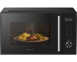 Inventum MN257SB Solo magnetron - 25L - 900W - 8 kookprogramma's - Display - Ontdooifunctie - Zwart